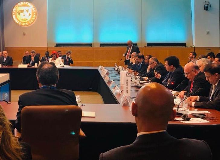 Iraq discusses with the World Bank its role in supporting economic growth and reconstruction ISGB3290