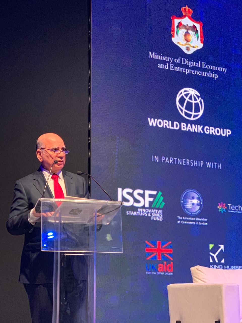 Deputy Prime Minister for Economic Affairs and Minister of Finance Mr. Fouad Hussein participates in the Digital Forum for the Arab Mashreq Countries in the Jordanian capital Amman 363c5d97-3a74-46fc-b974-b9d613f94667