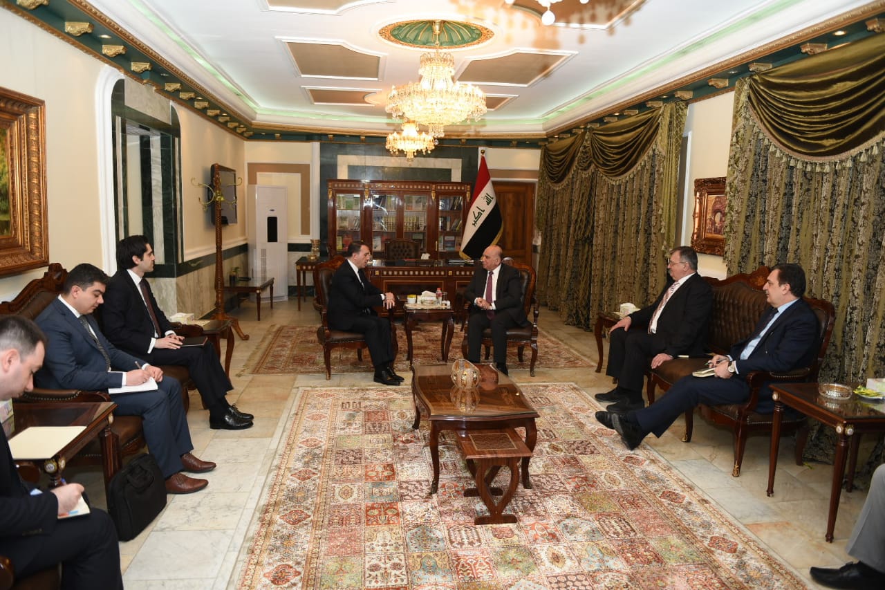 Iraq seeks to activate the strategic framework agreement in the field of trade and investment IMG-20190228-WA0040