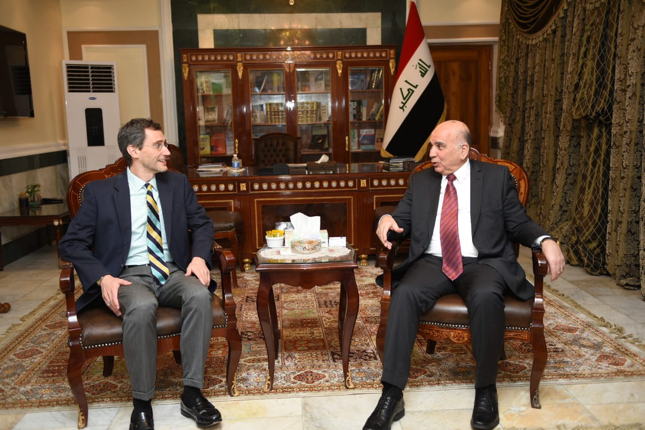 Iraq seeks to activate the strategic framework agreement in the field of trade and investment IMG-20190228-WA0041