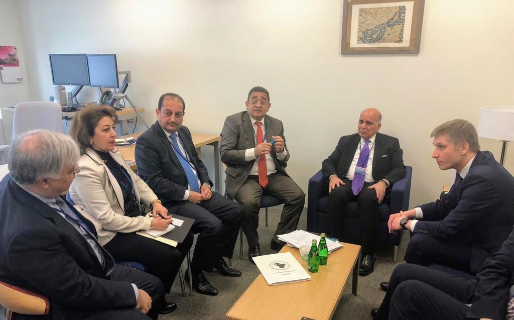 Iraq discusses with the World Bank its role in supporting economic growth and reconstruction IMG-20190414-WA0095
