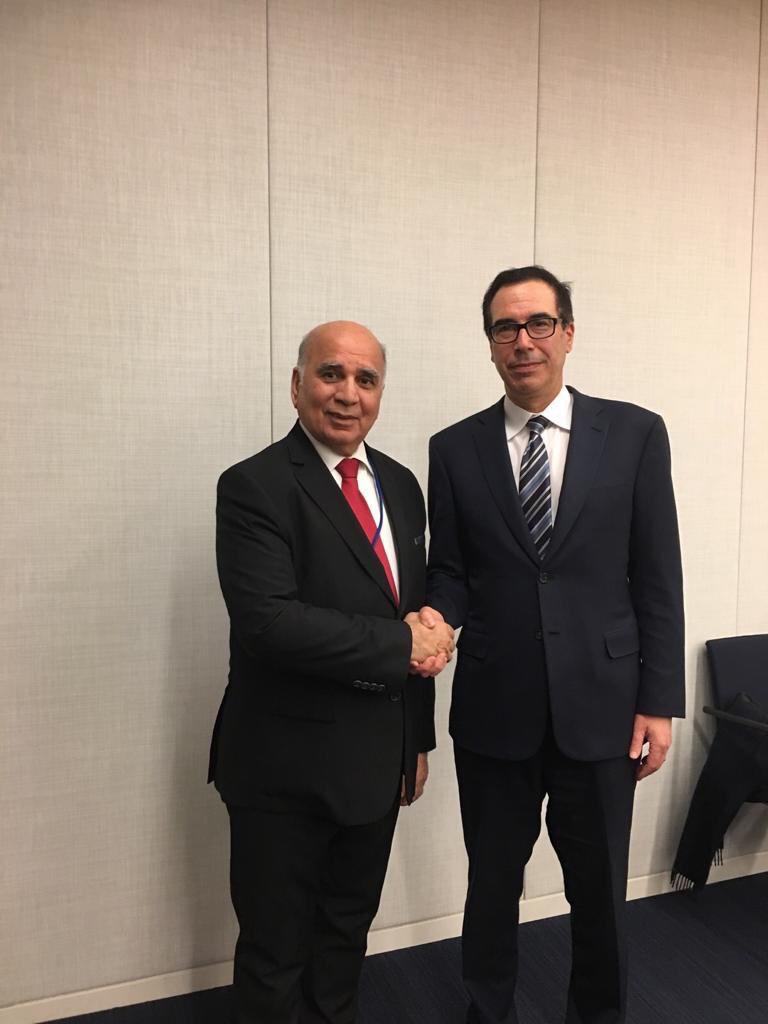 Iraq discusses with the World Bank its role in supporting economic growth and reconstruction IMG-20190414-WA0097