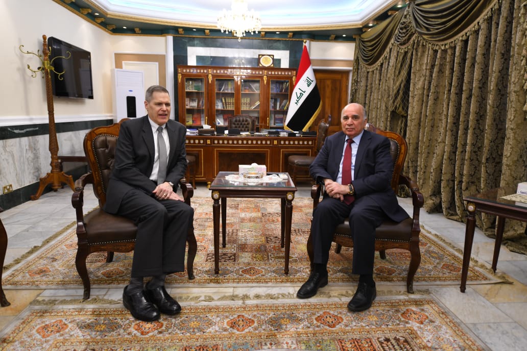 Deputy Prime Minister and Minister of Finance meets the United States Ambassador in Baghdad D4b5d8bf-f581-461b-9876-be28a143b7cf